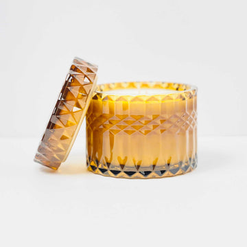 Amber Glass Candles