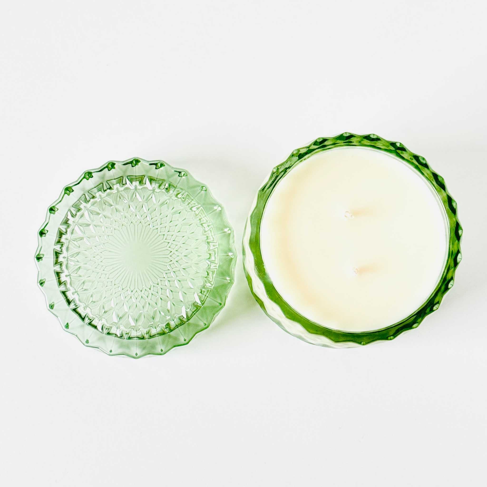 Green Candle Jars